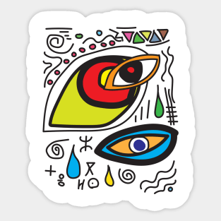 eye cry Sticker